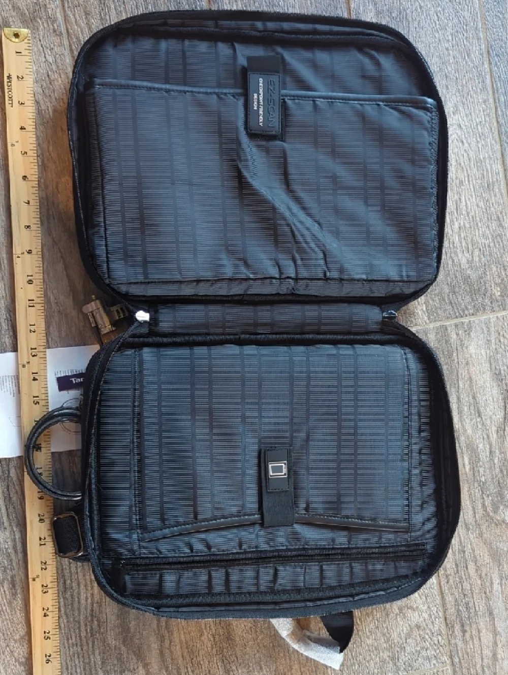 NWT Kenneth Cole Reaction Black Laptop Briefcase with Bonus Targus Laptop Lock